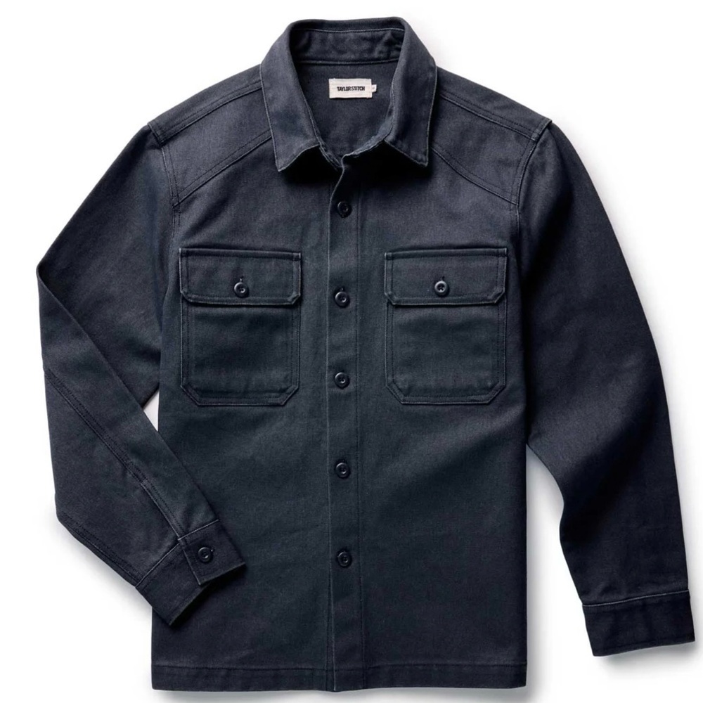 Taylor Stitch Shop Shirt in Navy Chipped Canvas